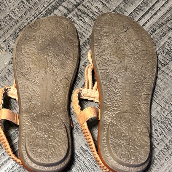 Braided Tan Sandals - Picture 5 of 8